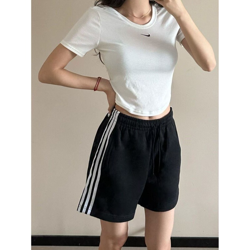 Women's Summer Loose Shorts 2026 New Wide-Leg Knee-Length Thin Black Outdoor Running Sports Casual Shorts Women's Summer Loose Shorts 2026 New Wide-Leg Knee-Length Thin Black Outdoor Running Sports Casual Shorts