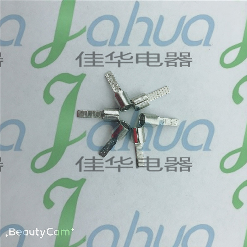 DBN5.5-10 裸端头 冷压接线端子 片型鼻子  黄铜