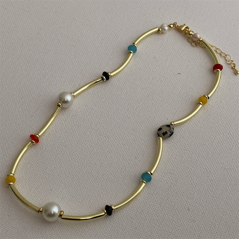 Spring&Summer Season Women's Gender Plating Design Vacation Classic Style Solid Color Alloy Choker Wholesale