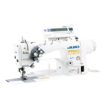 Máquina de coser industrial de doble aguja plana computarizada con cortahilos automático JUKI LH-3568A-7, completamente nueva.