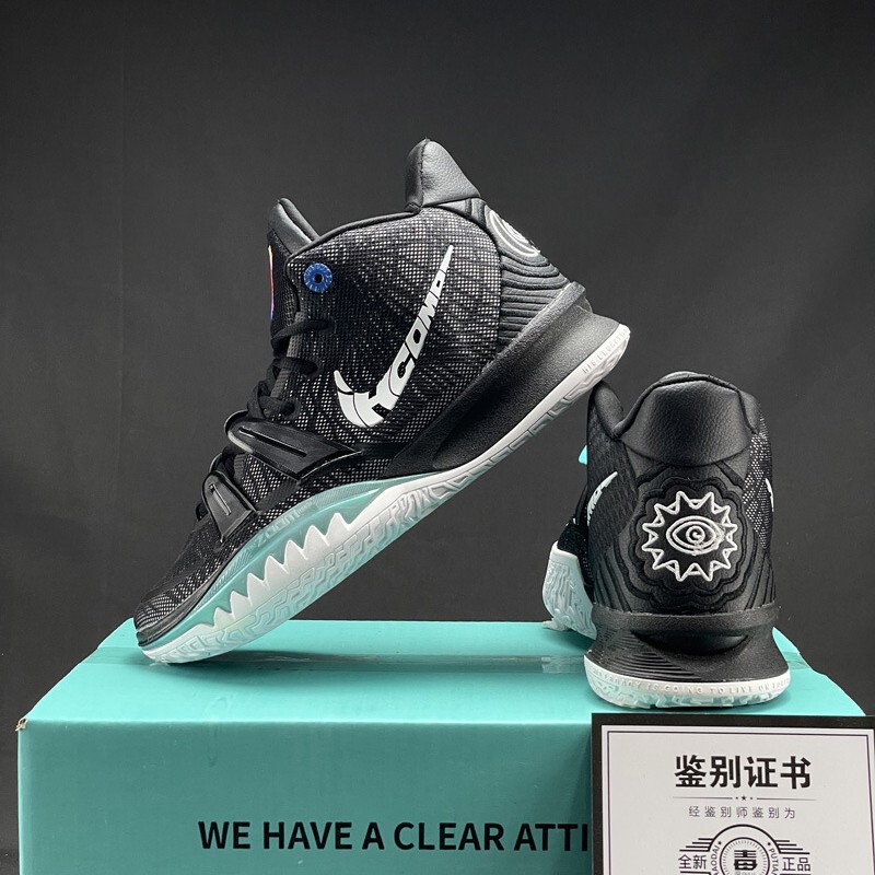 Pure Original Irving 7Th Generation Black and White Practical Air-Cushion Shoes Wear-Resistant Breathable Non-Slip Kyrie 6 Boots Basketball Shoes for Men and Women Pure Original Irving 7Th Generation Black and White Practical Air-Cushion Shoes Wear-Resistant Breathable Non-Slip Kyrie 6 Boots Basketball Shoes for Men and Women
