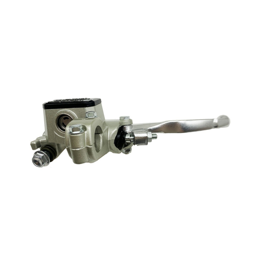 Off-Road Motorcycle Accessories Ktm Silver-White Front Disc Brake Pump with Folding Handle Hydraulic Brake Pump