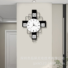 现货钟表挂钟客厅个性欧式大气家用现代简约创意时尚静音时钟