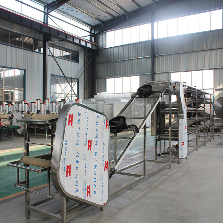 2.7米豆腐皮泼脑主机 整套自动豆腐皮机器设备厂 现场教学