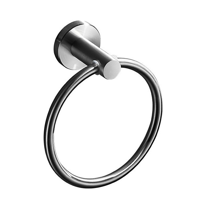 스테인레스 스틸 브러시 니켈 색상 라운드 타월 링