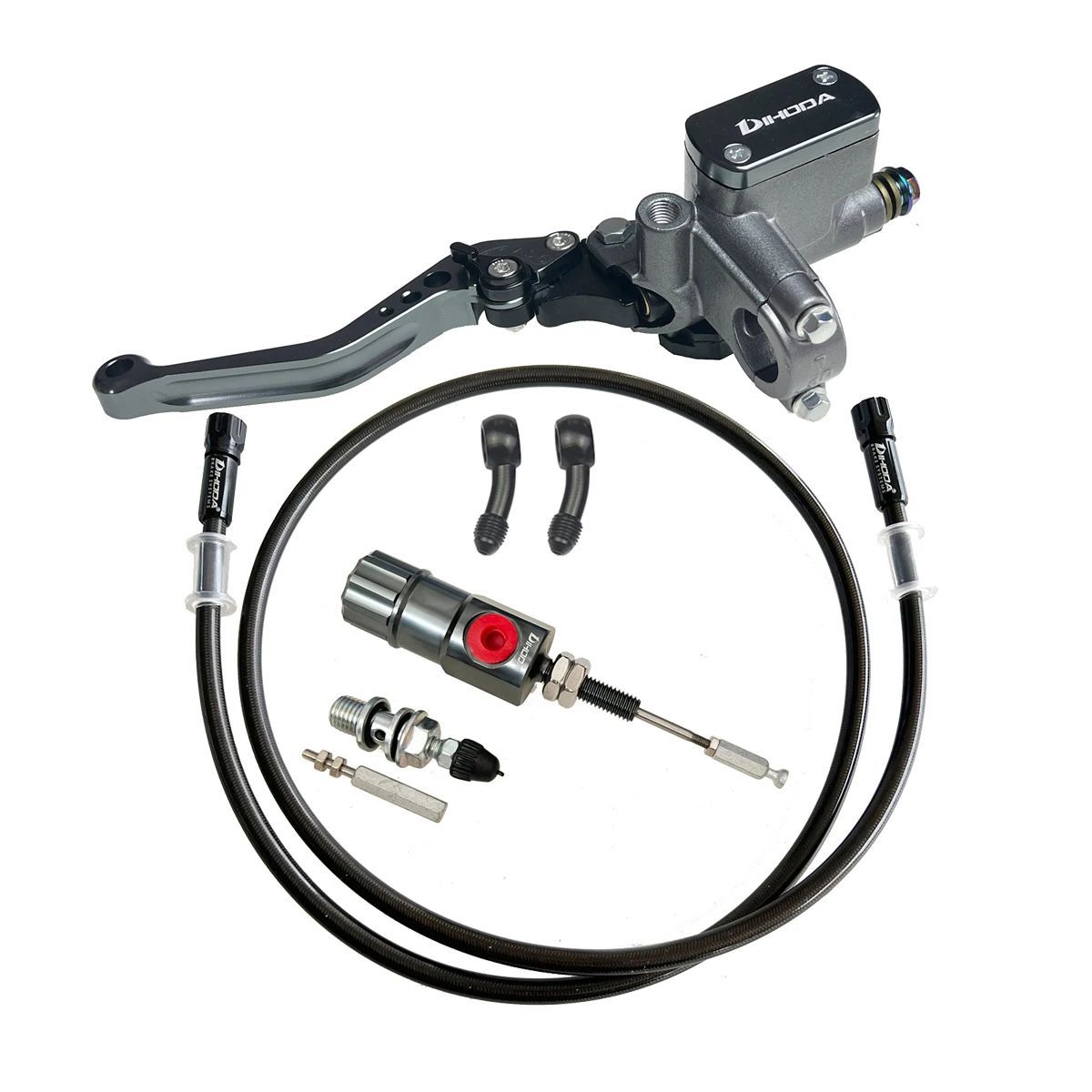 Motorcycle modified square pump clutch kit, cable-operated clutch converted to hydraulic clutch, hydraulic clutch master pump assembly parts