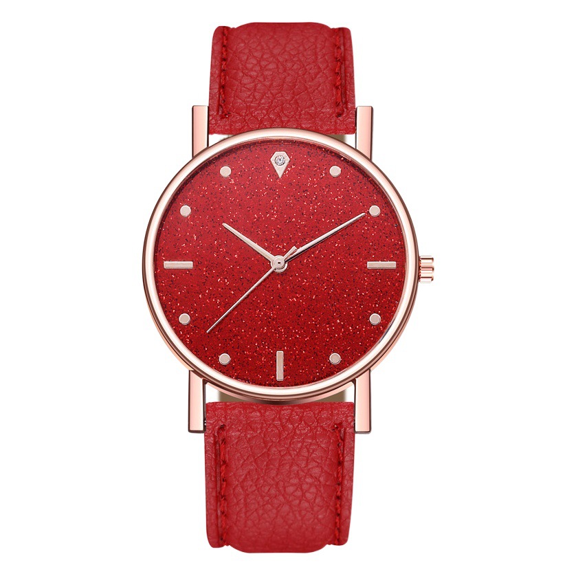Fábrica en stock reloj al por mayor de las mujeres cielo estrellado cinturón vacío reloj de cuarzo reloj de regalo reloj de mujer