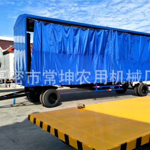 厂家供应   10吨雨棚拖车 防水防火雨布  框架顶棚
