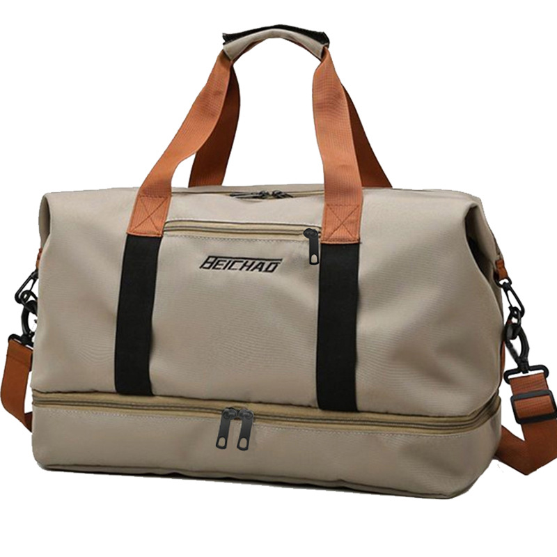 Bolso de Viaje de Gran Capacidad de Tela Oxford y Nylon Impermeable y Resistente al Desgaste para Viajes Cortos