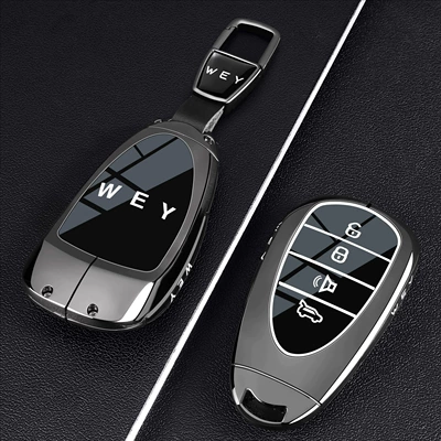 Suitable for Wey Brand Blue Mountain Static Rod/Key Bag - model-a-4-button-gun-black-car-logo-buckle