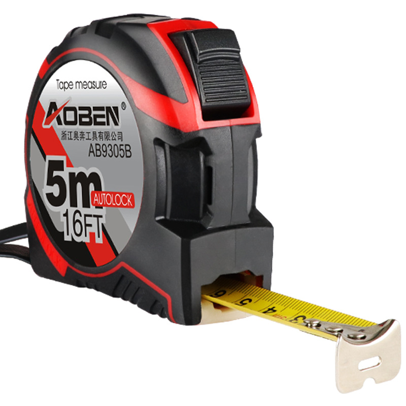 Cinta métrica Auben 5 m Mini regla pequeña Regla para el hogar 3 Regla Luban de acero inoxidable 10 Regla de caja Regla de acero de alta precisión