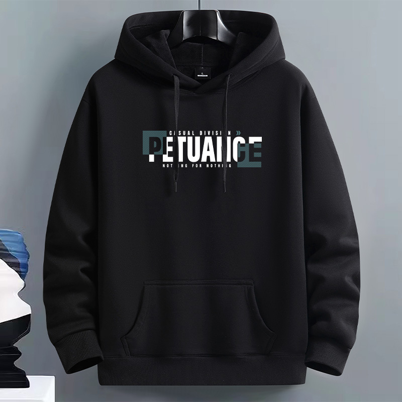 블랙 [후드 스셔츠 플러스 벨벳] A740