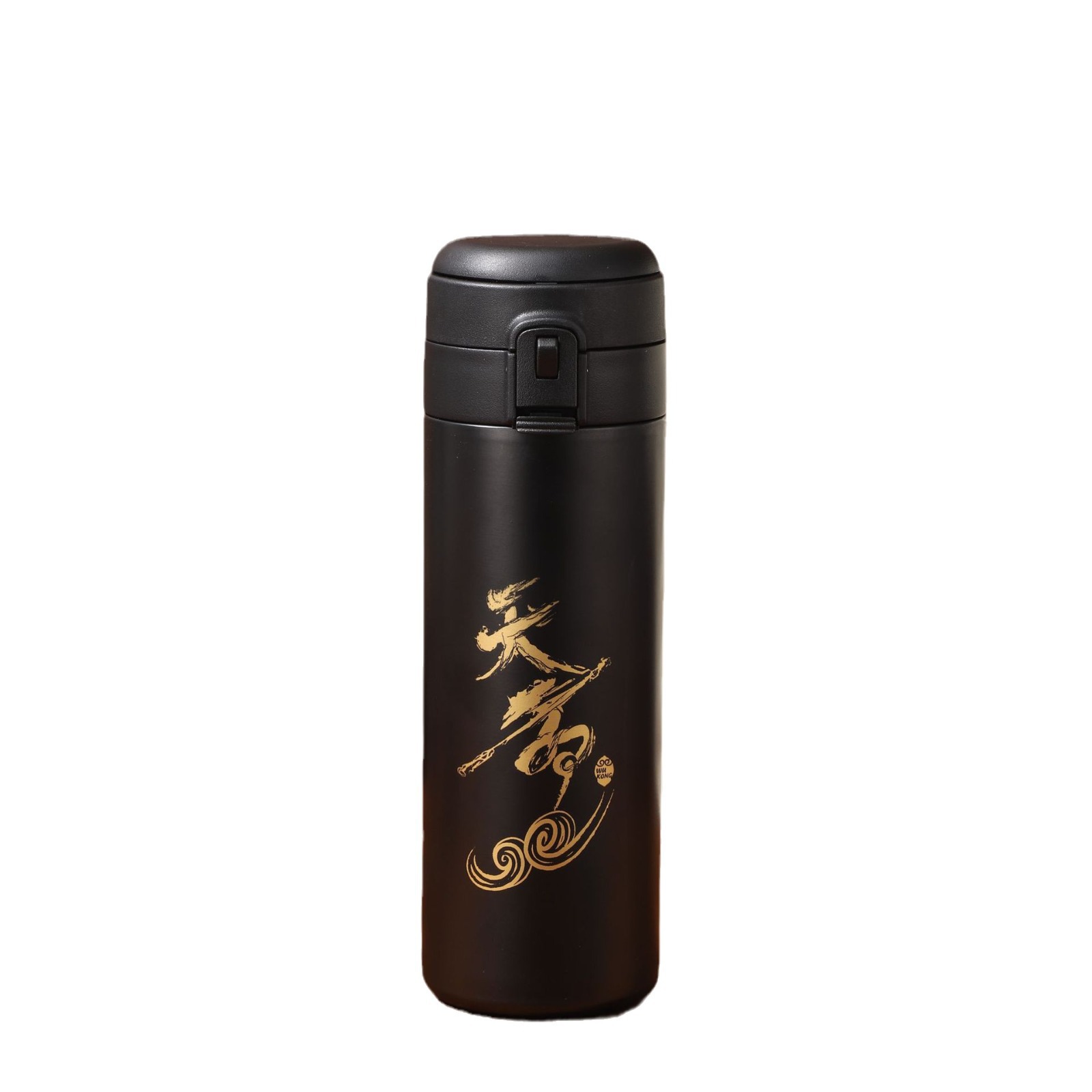 Tazas de café de alto valor de la popularidad del mito de Gokong negro tazas de regalo portátiles personalizadas al por mayor sin