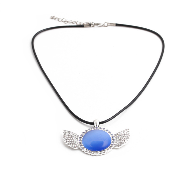 Fashion Diamond Wings Stainless Steel Necklace Wholesale display picture 23
