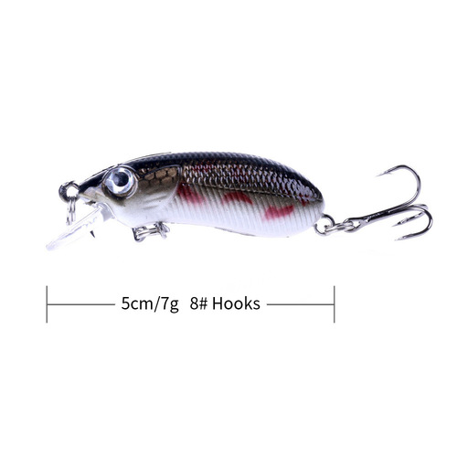 cc50 Luya bait rock fat man 7g plastic slow sinking simulation fake bait freshwater sea fishing tipped grouper bait