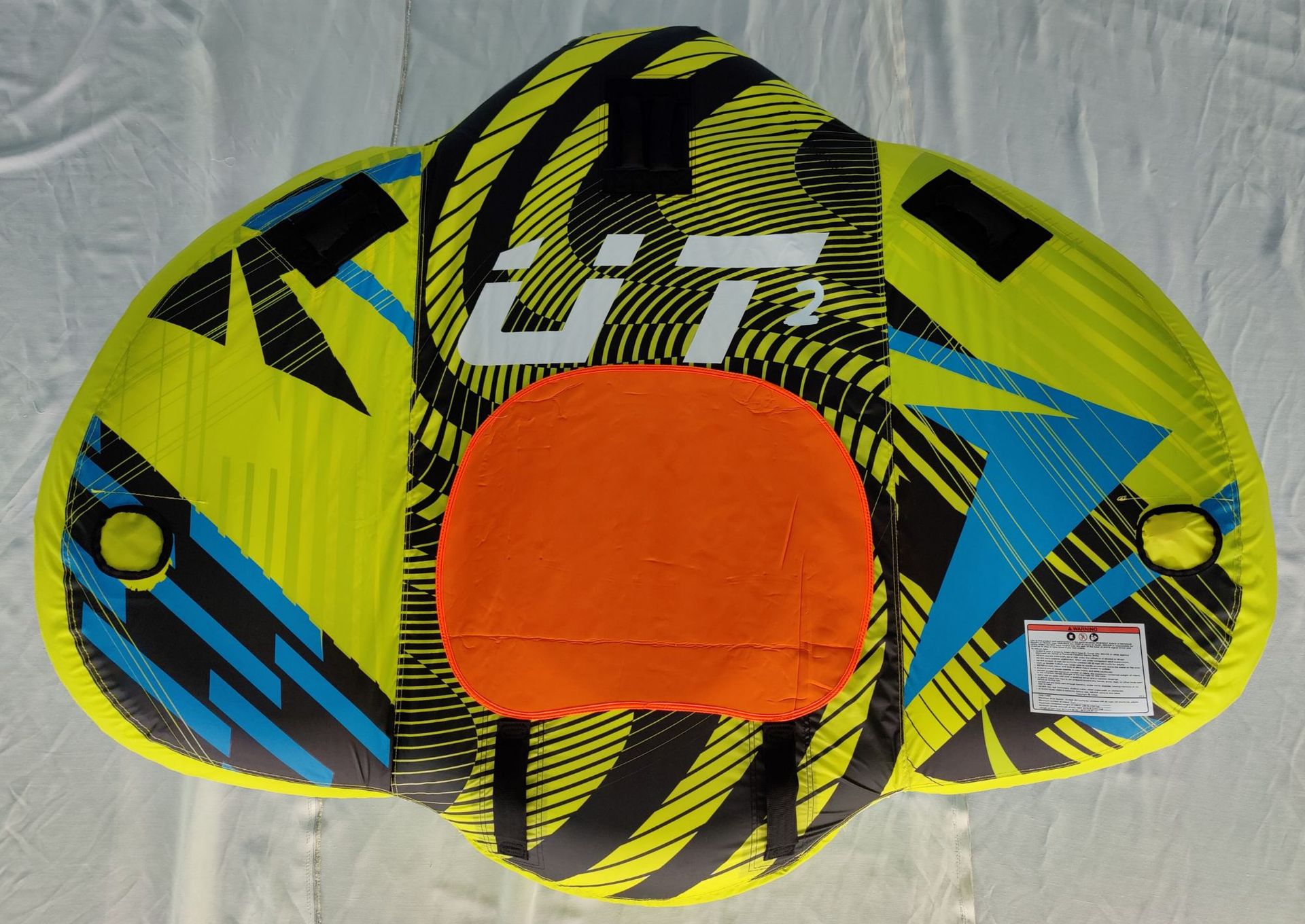 Fábrica de suministro de anillo de tracción de agua de una sola persona, anillo de tracción de esquí de agua de PVC inflado, anillo de tracción de esquí de agua de doble persona