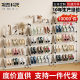 Simple Shoe Rack Oblique Household Doorway Space-saving Narrow Multi-layer Storage Rental House Lightweight Shoe Rack for Small Apartment