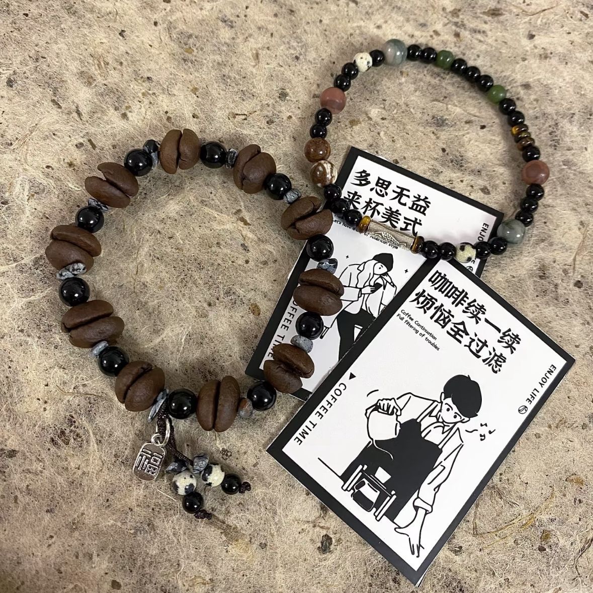 Xiaofu 팔찌 + 풀사이드 잉어