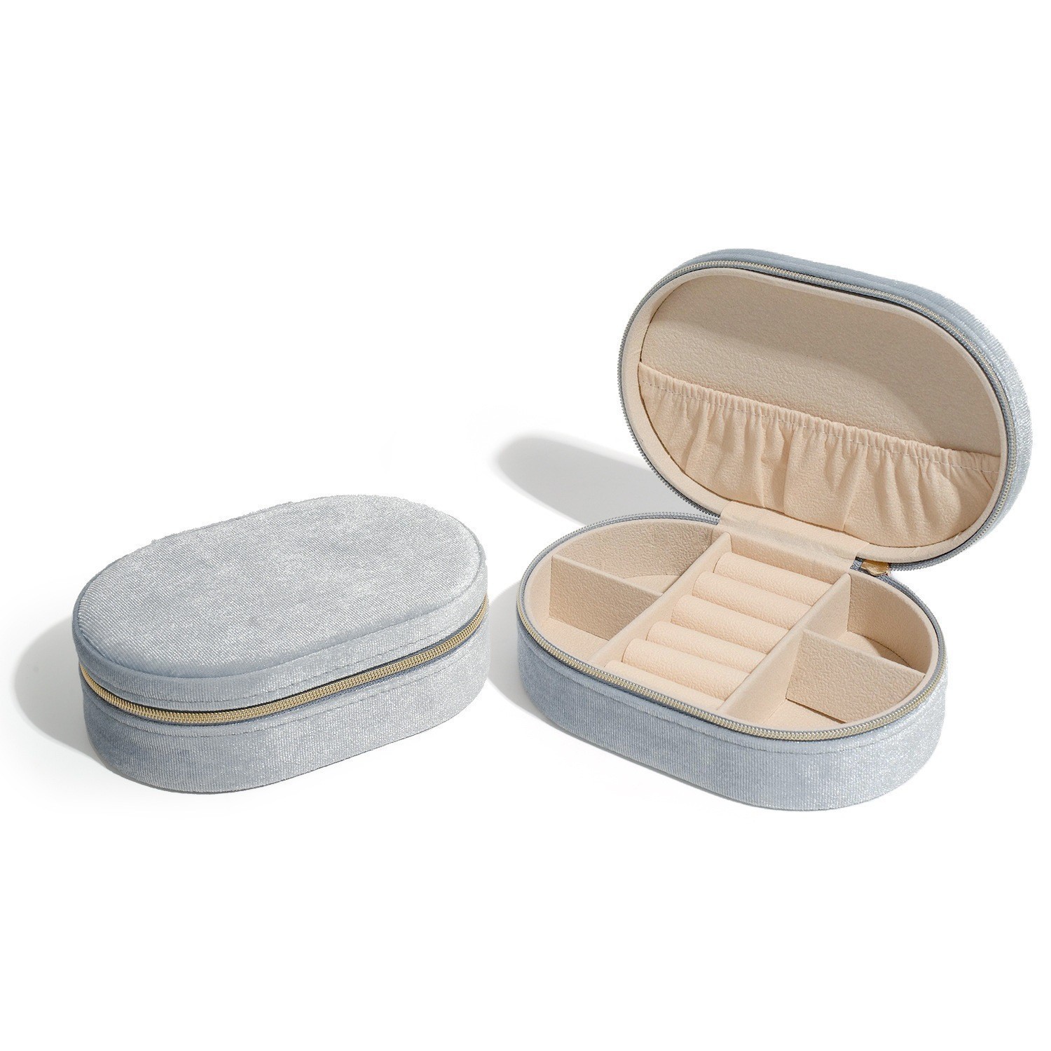 Mini caja de joyería portátil anillo de viaje pernos caja de almacenamiento inswind fuente transfronteriza fábrica al por mayor spot