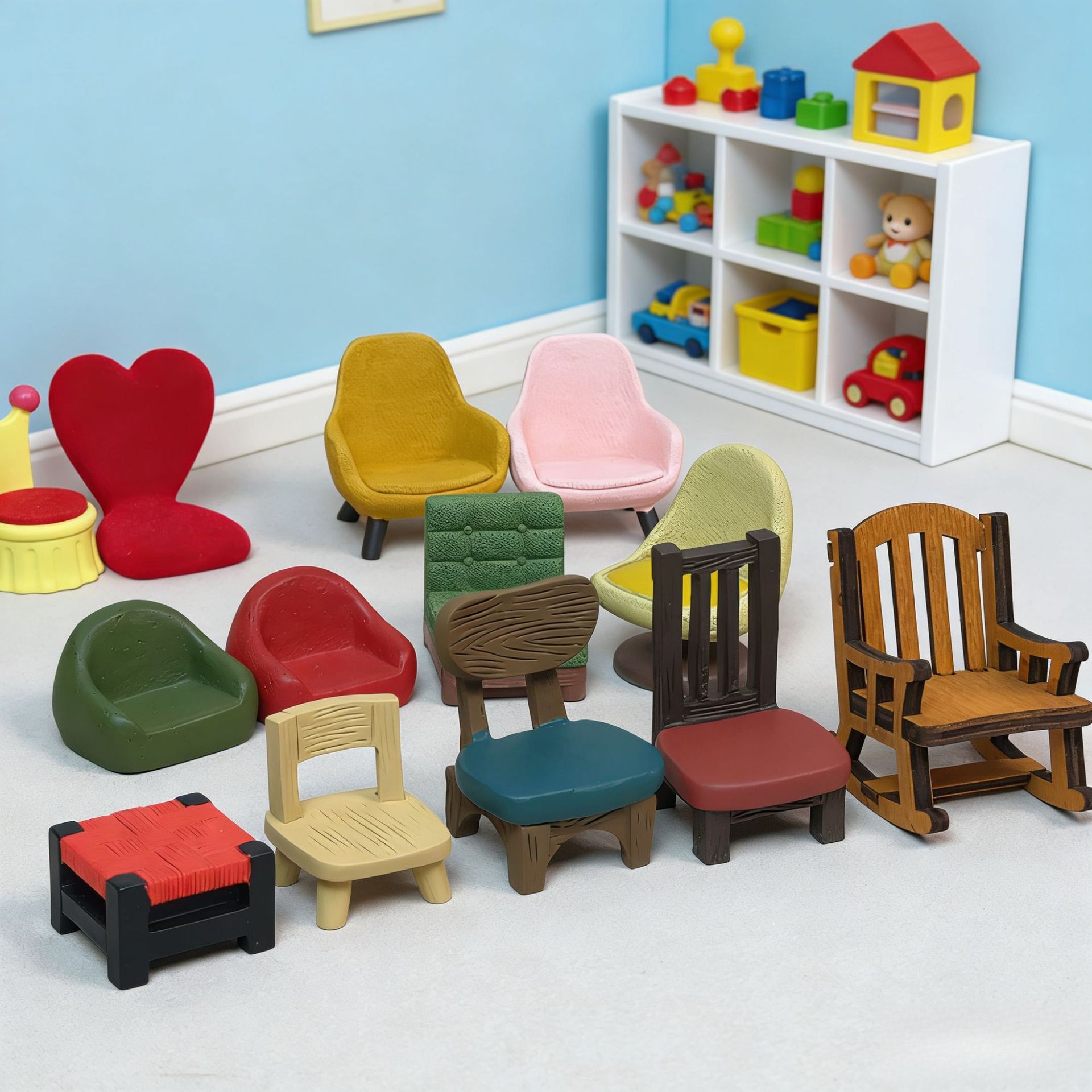 Japanese Cat Resin Small Ornaments Cream Glue DIY Material Japanese Cat Furniture Bread Sofa Chair Zakka Cat