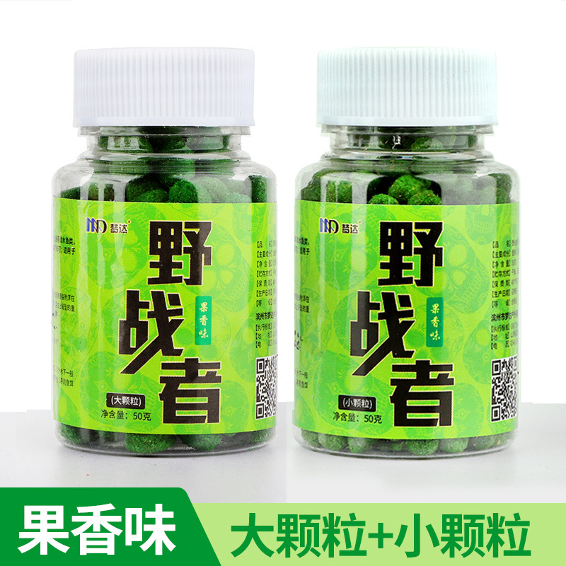 Frutas sabor partículas grandes + partículas pequeñas cada 1 botella