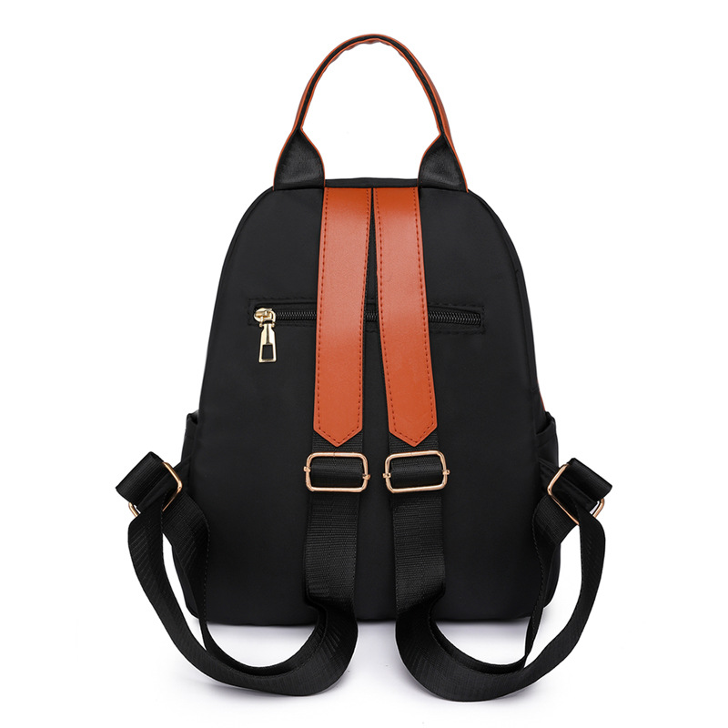 Mochila ligera de viaje para mujer 2024 nueva moda en contraste color Oxford tela pequeña mochila para mujer mochila al por mayor