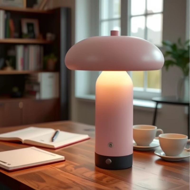 Lámpara de mesa retro de viento B & B Hotel Olla de barro hecha a mano Decoración de dormitorio Sala de estar Lámpara de mesa Luz de noche