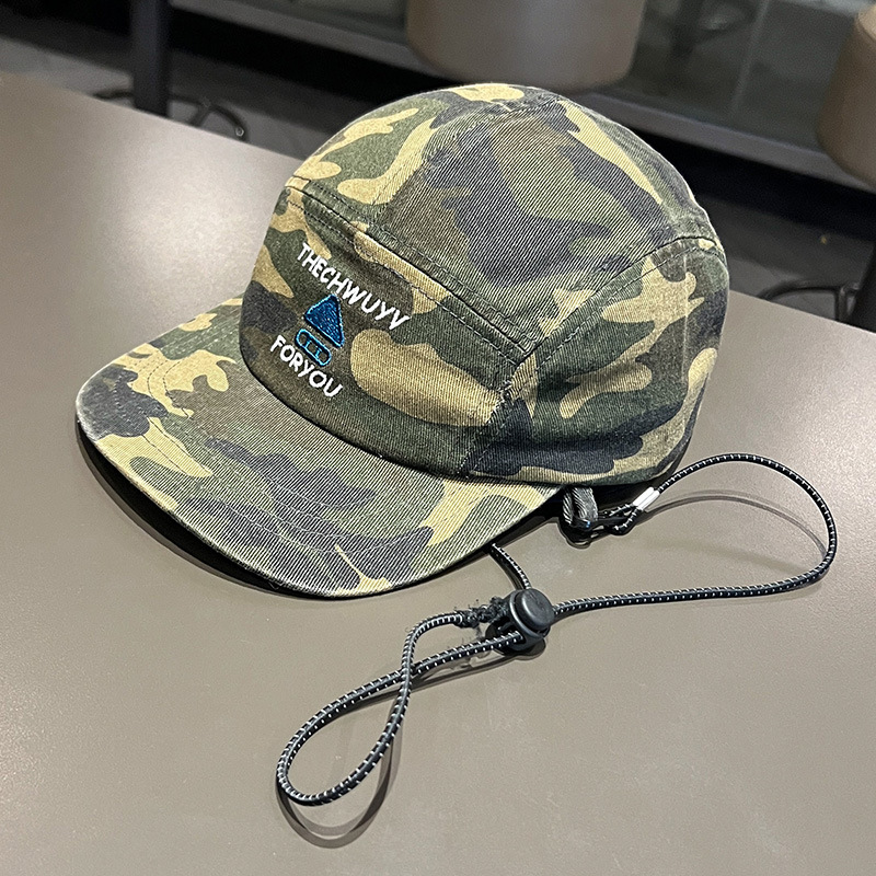 Sombrero de pescador de camuflaje para niños Sombrero de lengua de pato para padres e hijos Sombrero de senderismo de camping de primavera y verano para hombres y mujeres Gorra de béisbol