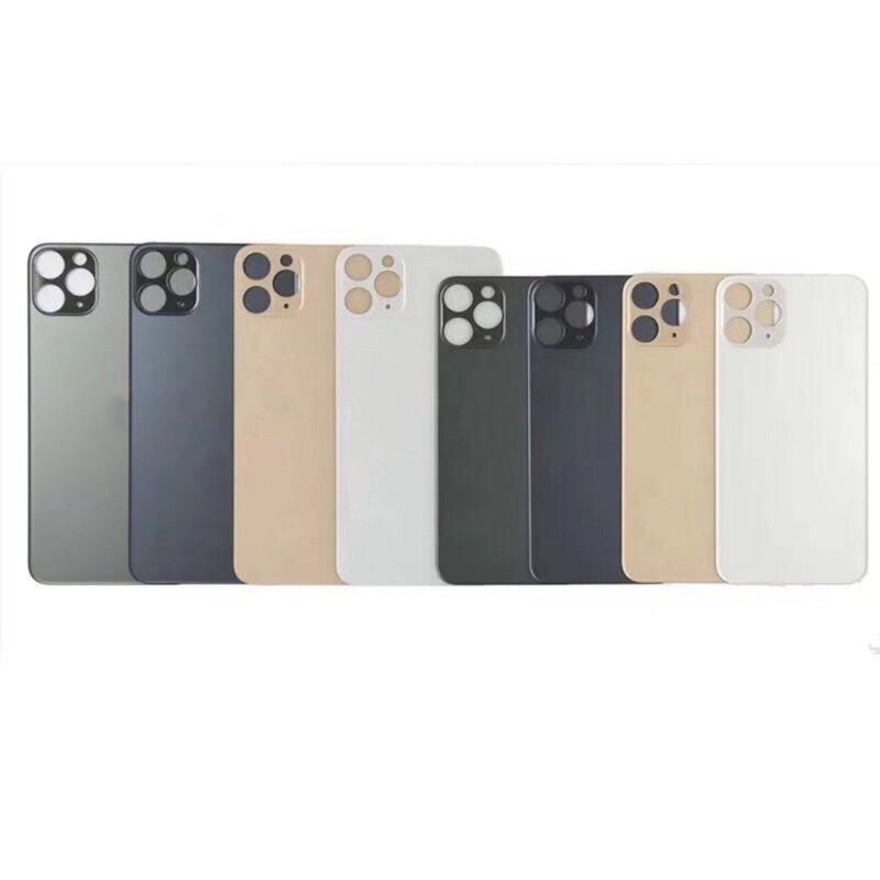 Applicable to Apple 11 11pro 11pro back cover glass 11Promax glass back cover large hole non-disassembly rear shell Applicable to Apple 11 11pro 11pro back cover glass 11Promax glass back cover large hole non-disassembly rear shell