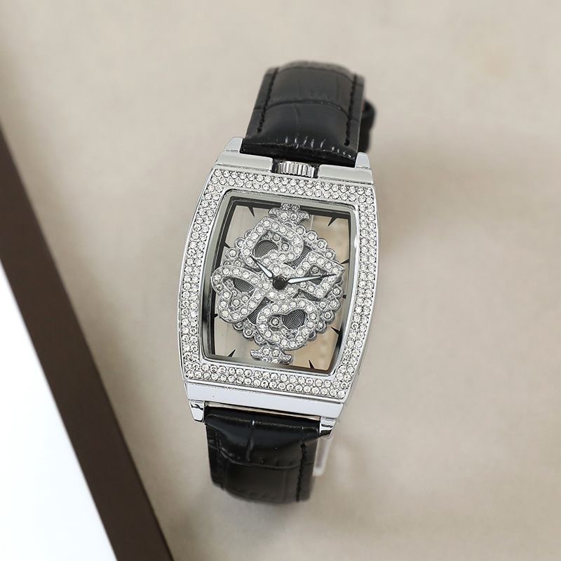Orologio donna elegante poker dea con quadrante scheletrato_voghion.com