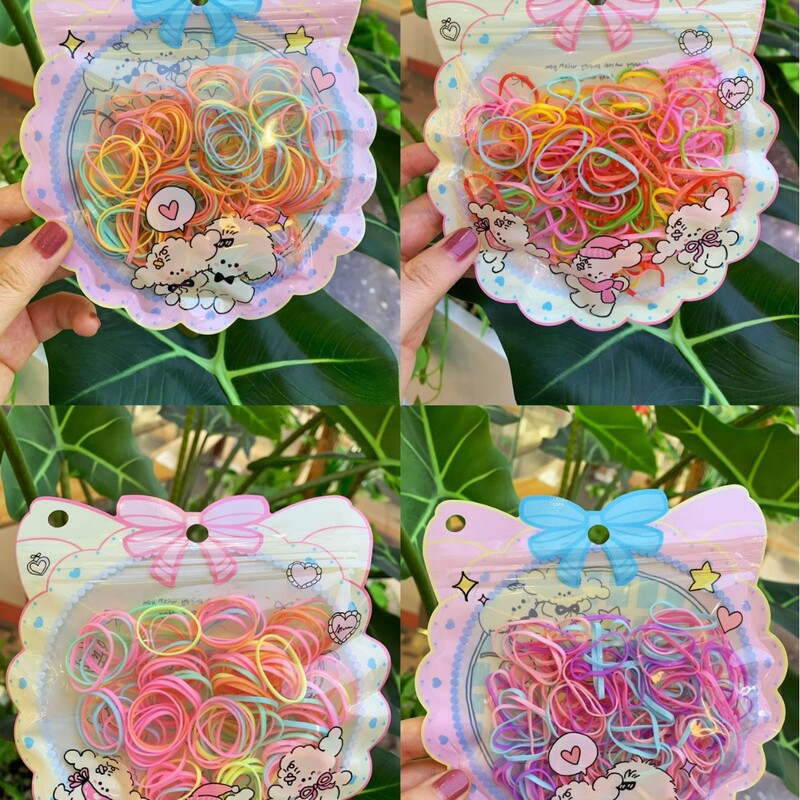 Colorful Children's Hair Ties That Do Not Damage Hair, Small Towel Rings for Babies, High-Elasticity Hair Bands for Little Girls, New Hair Accessories on the Market Colorful Children's Hair Ties That Do Not Damage Hair, Small Towel Rings for Babies, High-Elasticity Hair Bands for Little Girls, New Hair Accessories on the Market