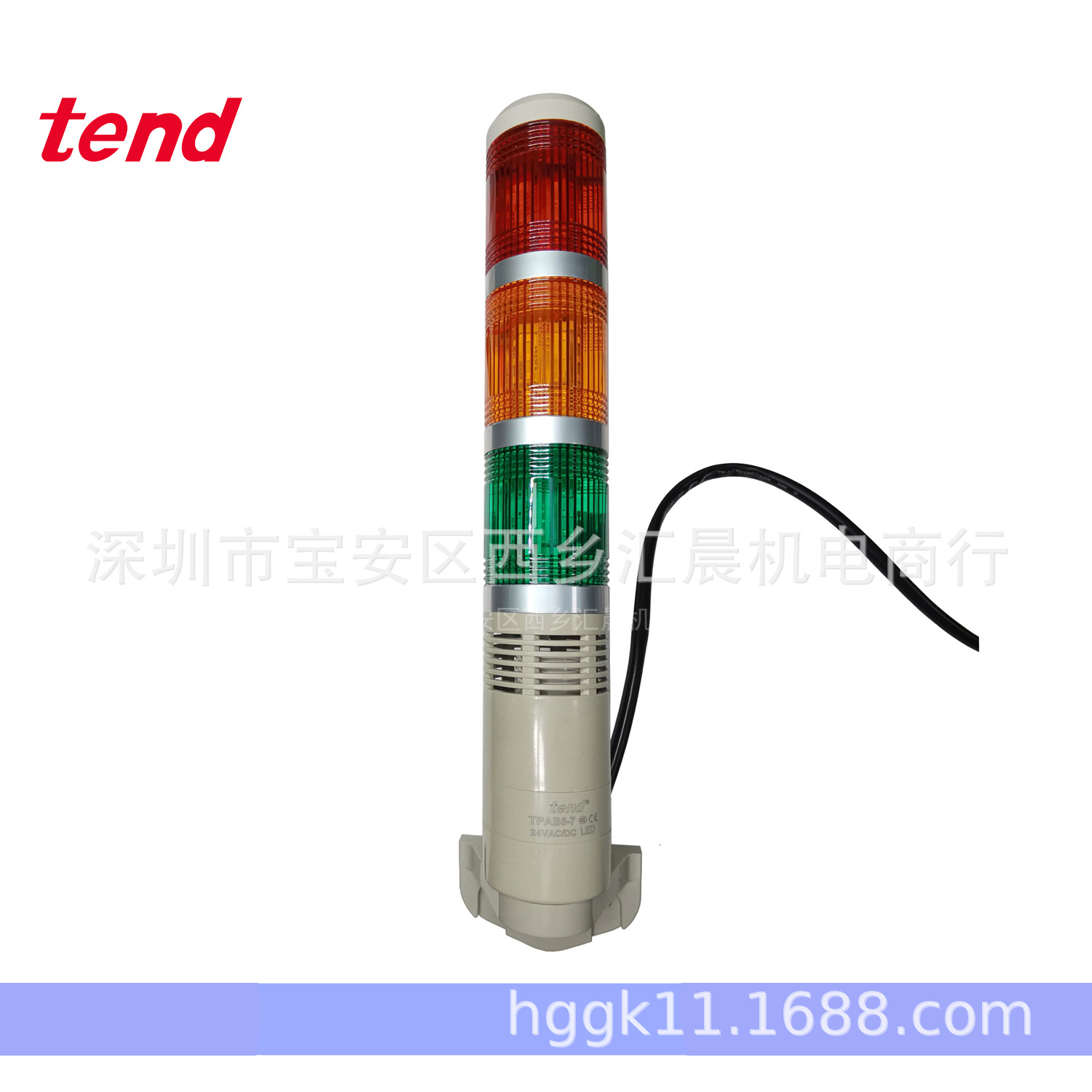 原装TEND台湾天得三色灯TPAB5-L73ROG侧挂式警示灯
