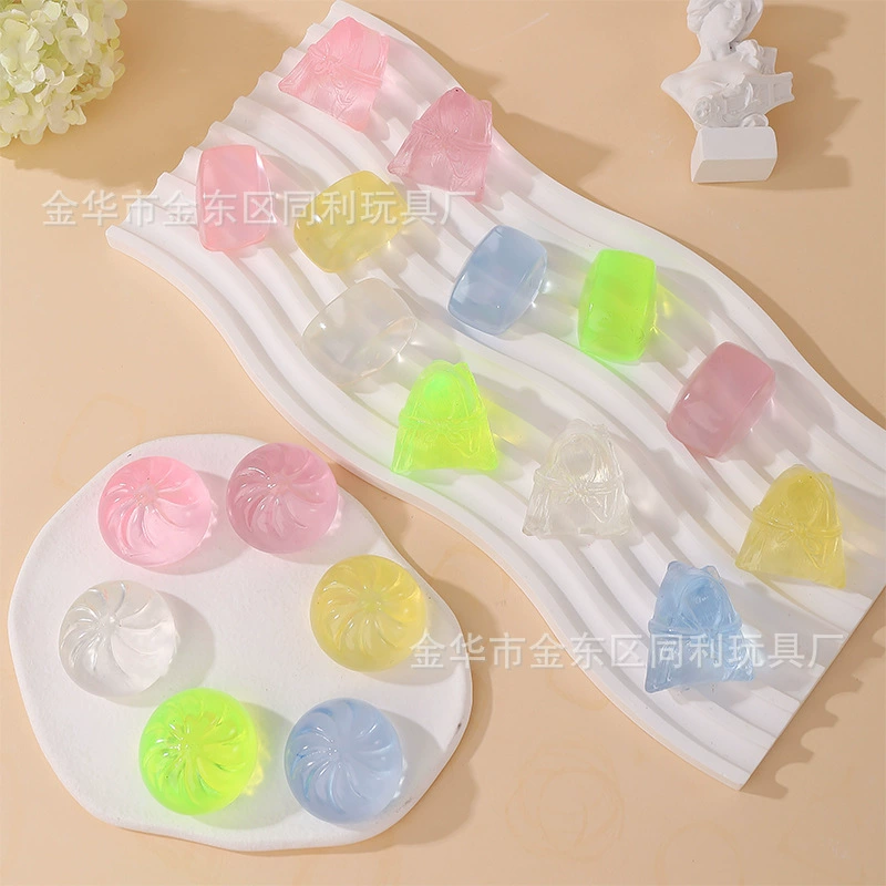 Чистый красный распаковать прозрачные булочки