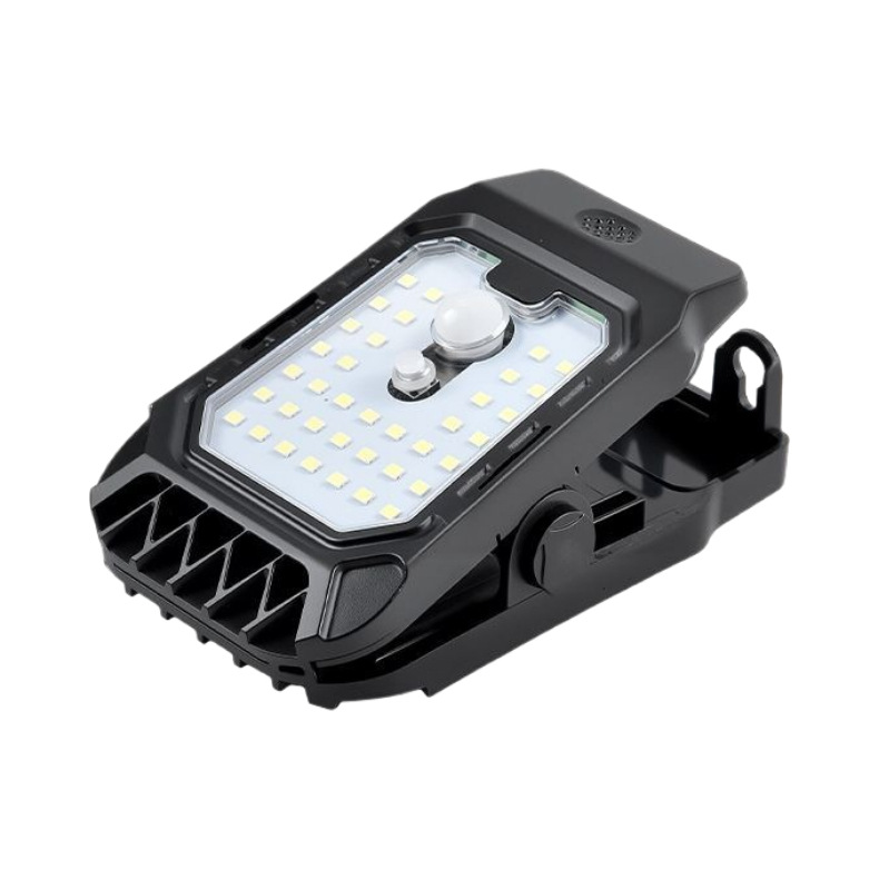lámpara de clip solar ultra brillante lámpara de pared exterior lámpara de inducción automática lámpara de iluminación doméstica de patio sin agujeros lámpara de calle impermeable
