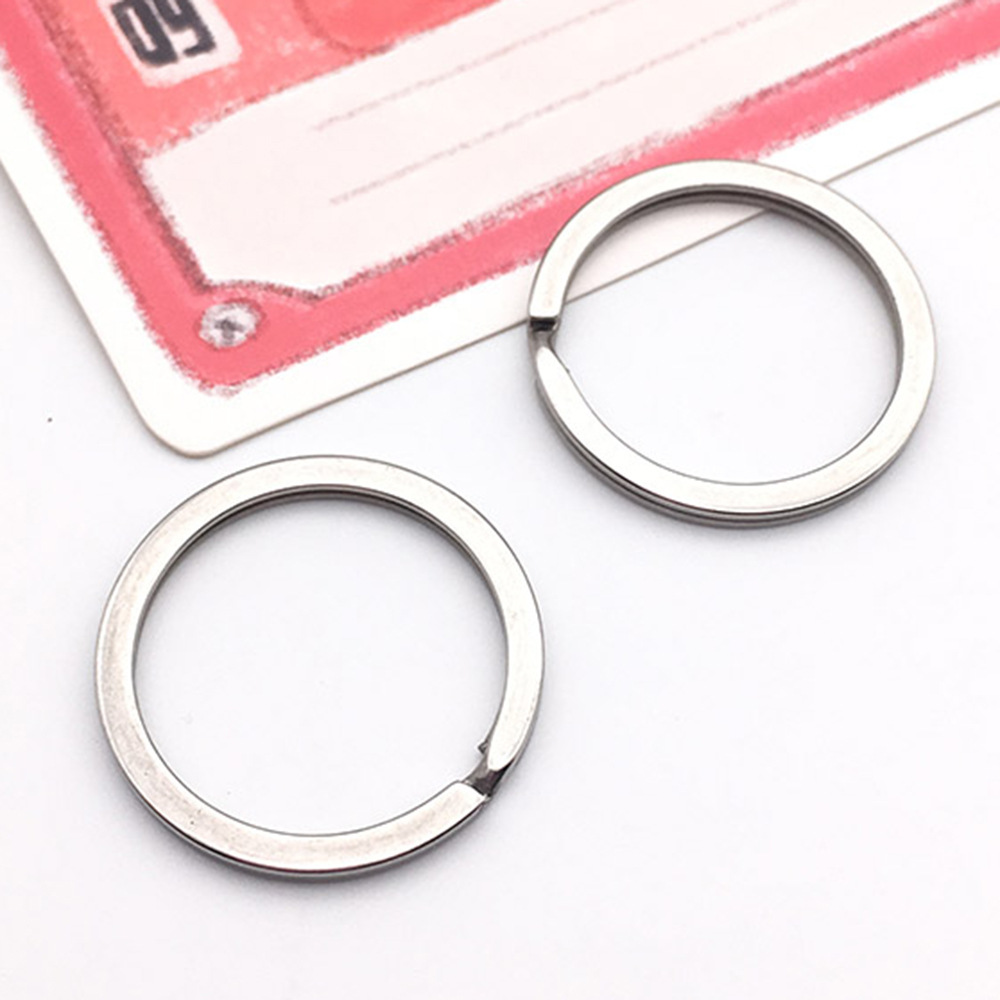 Llavero con cadena de 30 mm/25 mm, llavero de hierro, accesorios de bricolaje, varios colores opcionales, llavero para coche