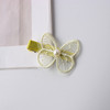 Cute hair accessory, children's hairgrip from pearl, hairpins, with embroidery