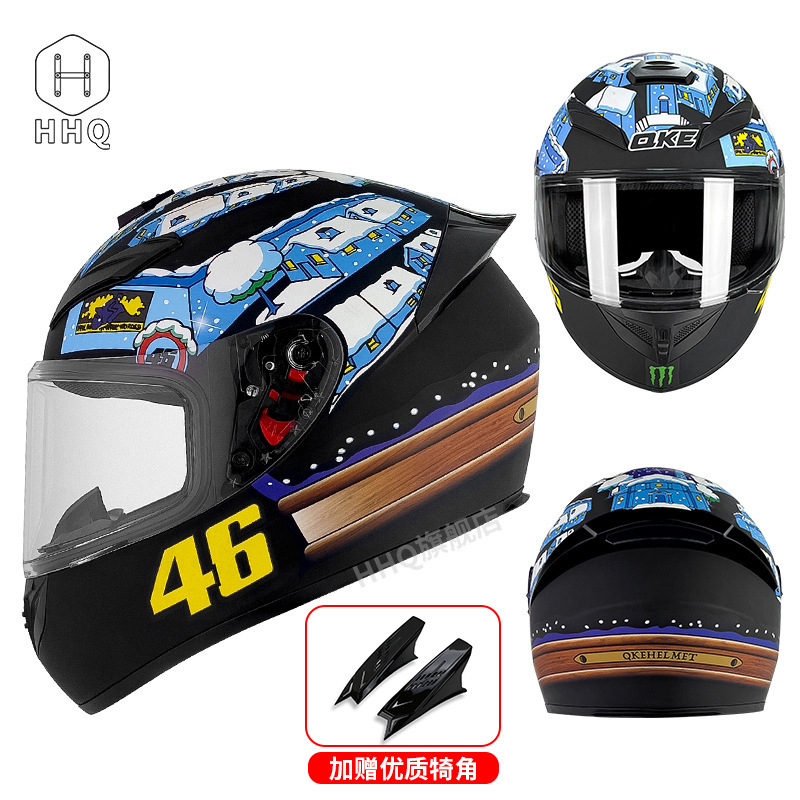 Fábrica al por mayor casco de motocicleta Caballero femenino locomotora eléctrica puede ser equipado con Bluetooth casco de seguridad de invierno 3C/DOT certificación