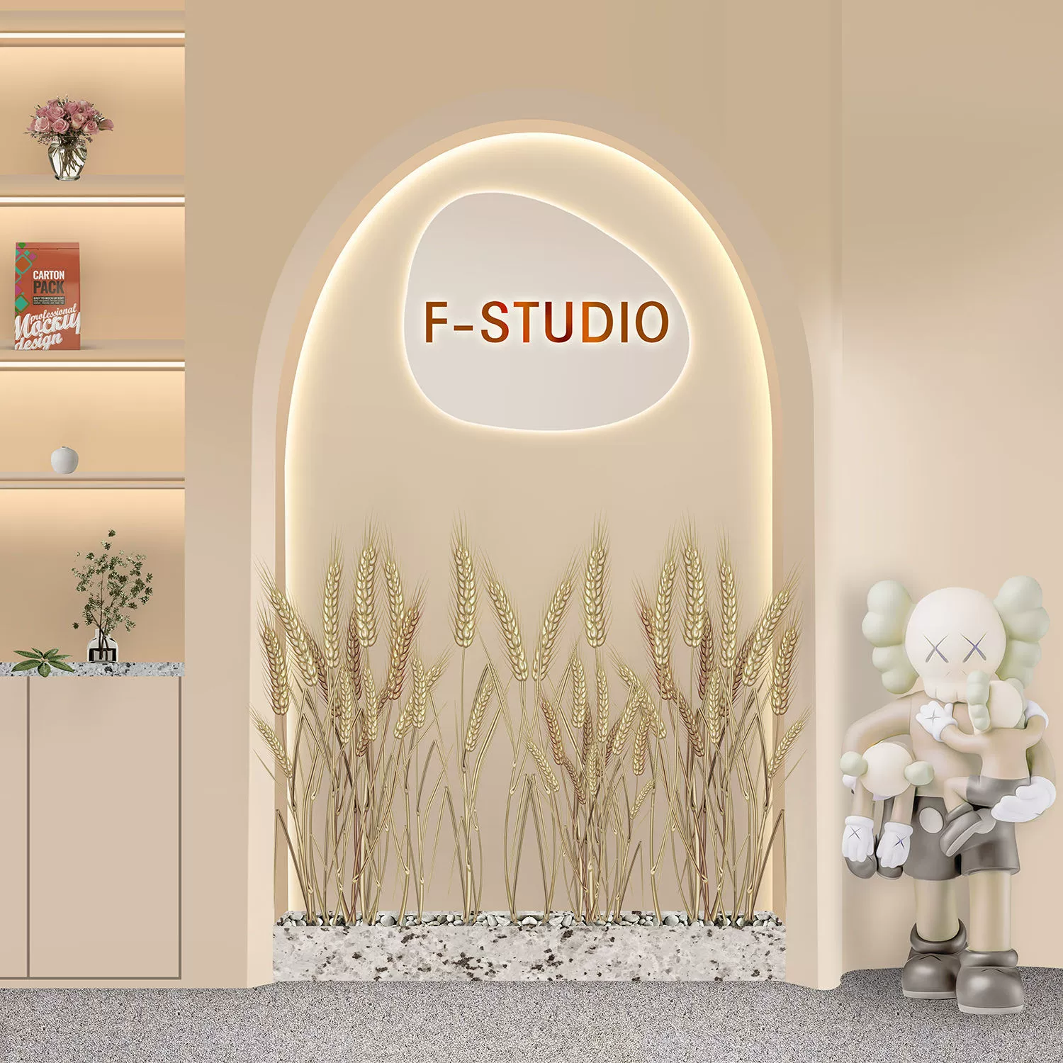 Three dimensional drum, new collection, high-quality style, internet celebrity, in 3d format