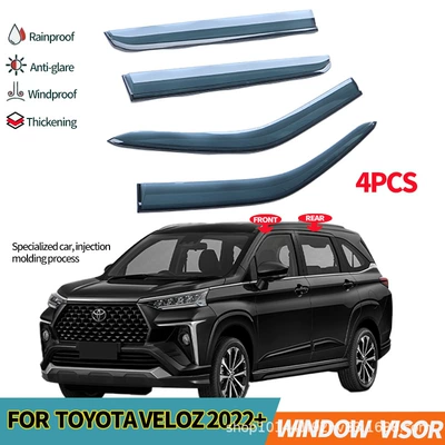 For Toyota TOYOTA Veloz 2022 Window visor Window Sunny Rain Shield Sun Visor Rain Eyebrow