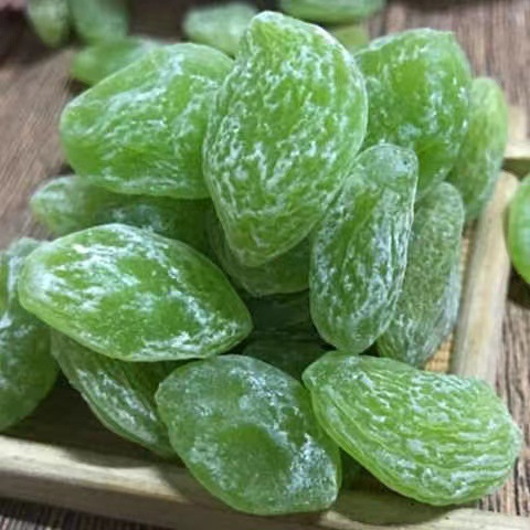 Green Walnut Plum Jade Plum Dried Plums Wholesale 500g Sour and Sweet Seedless Plum Dried Fruit Flesh Empress Plum Dried Plums