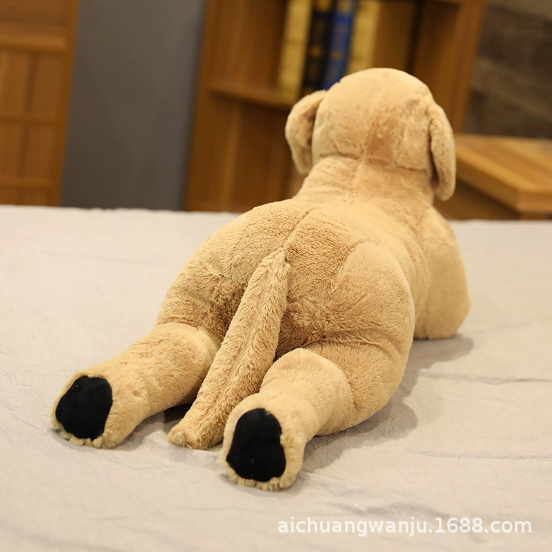 Plush Posture Corrector Pillow, Labrador Cartoon Doll, 40/70 cm, Soft Support