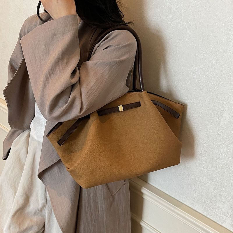高级感包包女2025新款时尚百搭单肩包大容量通勤托特包手提腋下包|undefined