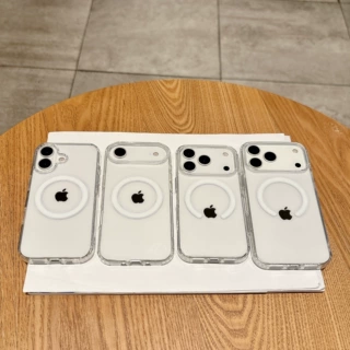 适用iPhone17promax透明磁吸手机壳苹果16/17air高透亚克力保护套