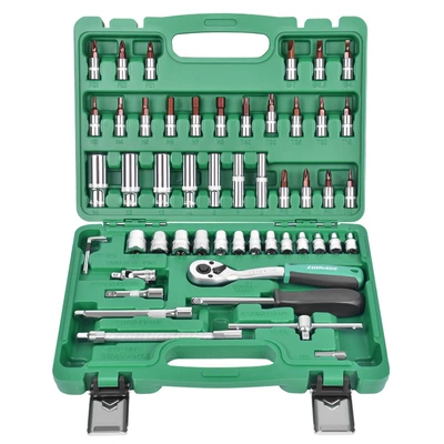53 pieces auto repair tools — Mühərrik tənzimləmə alətləri