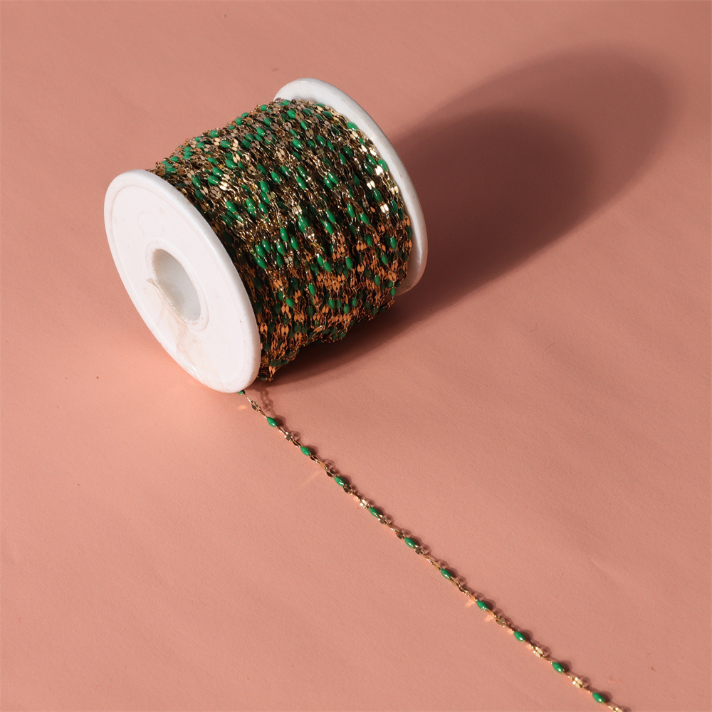 24g Weight Chain Jewelry Making Type Cable Chain/Cross Chain Classification 1 Piece Quantity 316L Stainless Steel Material Color Block Pattern Spring&Summer Season Plating Design Vacation, Classic Style Style 1 Piece 316L Stainless Steel Cable Chain/Cross Chain Chain Vacation Classic Style Color Block 6