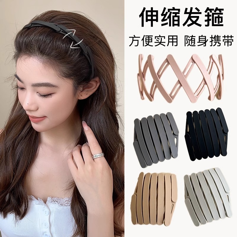 portátil retráctil plegable cabello con dientes antideslizante cabello de viaje lavado de cara cabello rotura especial cabello para mujer