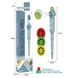 新款可爱创意文具 新款幻灯片投影笔按动笔小学生儿童生日礼物