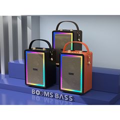 BOOMS BASS M4206 Bluetooth スピーカーカードポータブルハイパワー屋外サブウーファーワイヤレスポータブルカラオケ