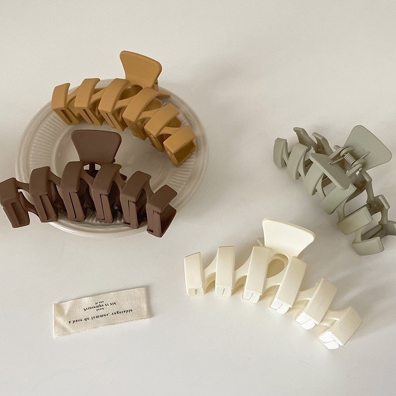 Pinza de pelo grande irregular de acrílico de estilo coreano elegante clip de tiburón grande updo clip de pelo nuevos accesorios para el cabello de alta calidad