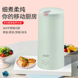 便携式电热水杯炖煮杯煲汤粥旅行商务婴儿辅食加热保温水杯0.55L